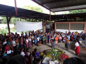 Trabajo con las mujeres q´eqchi´ en Guatemala